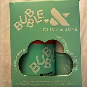 Olive & June Bubble Slam Dunk Hydrating Moisturizer Set - Teal